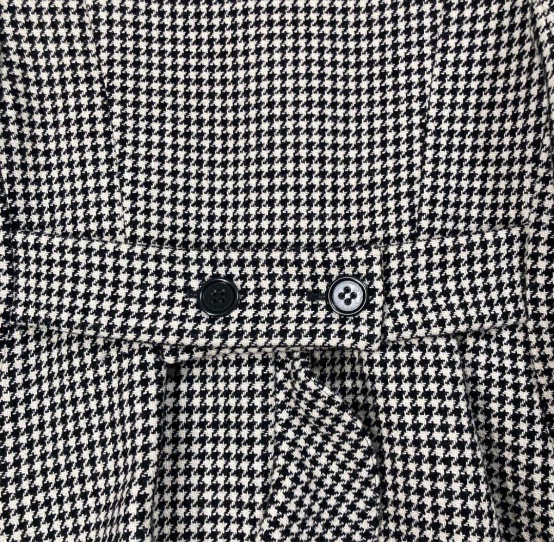 RED VARENTINO スタンドカラーコート　千鳥格子