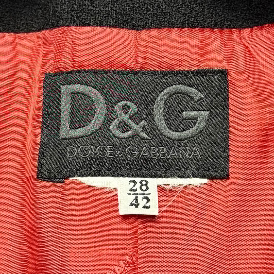 大きいサイズ XL D&Gドルガバ チェスターコート ロング ダブル ブラック