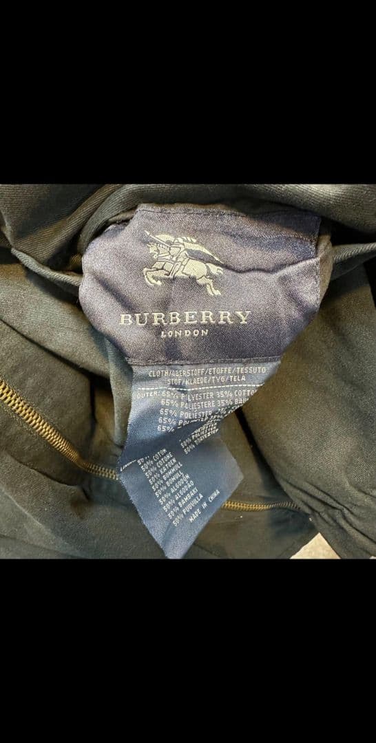 Burberry チェック柄オーバーサイズジャケット