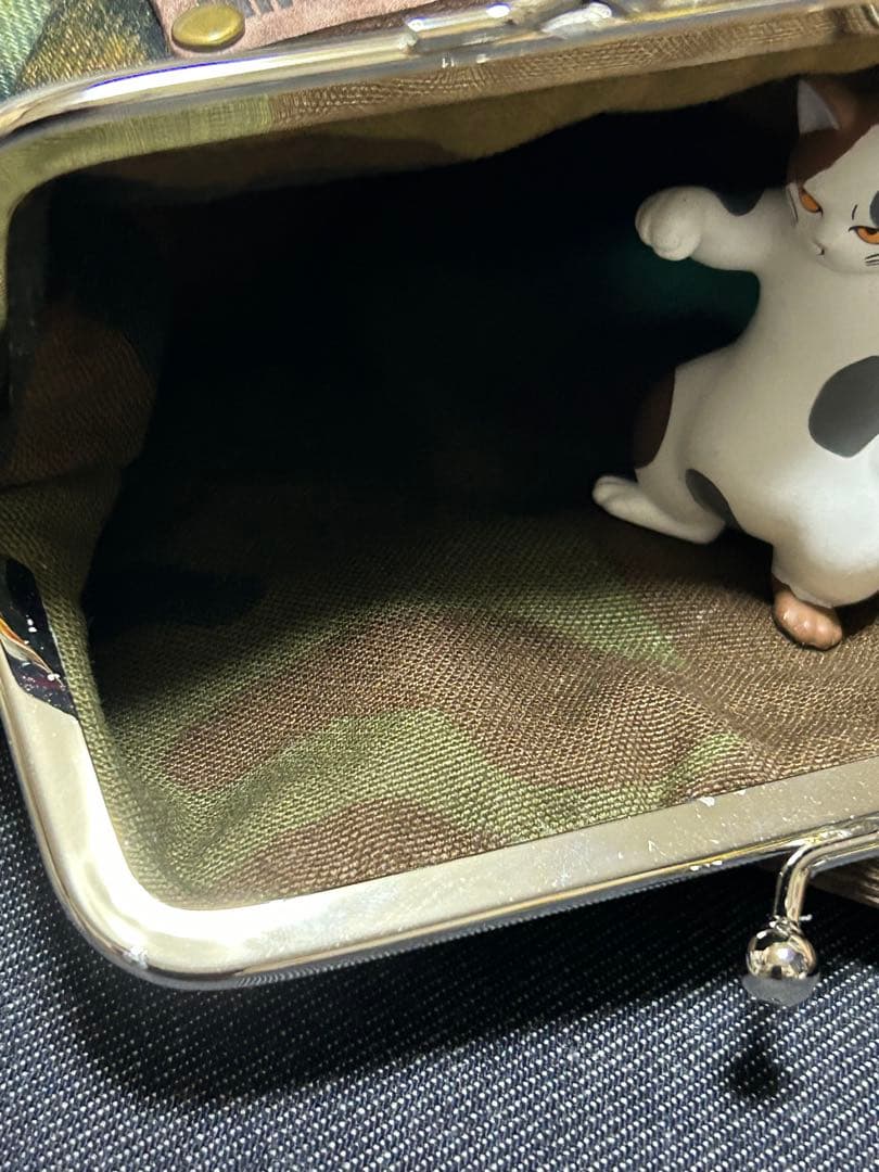 コラボ‼️さゆり染めがま口ちゃん　No.804