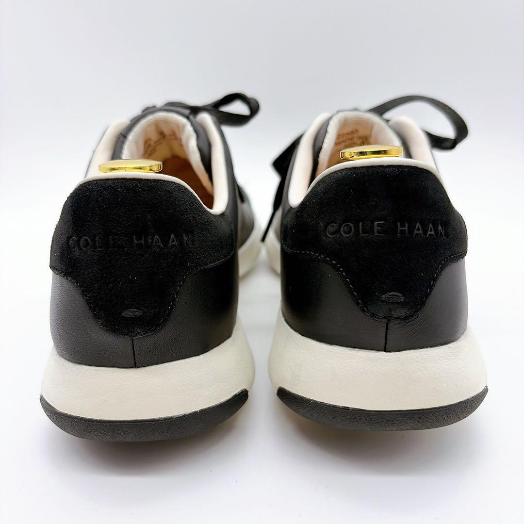 【りすす】COLEHAAN コールハーン 27.5 レザースニーカー 黒