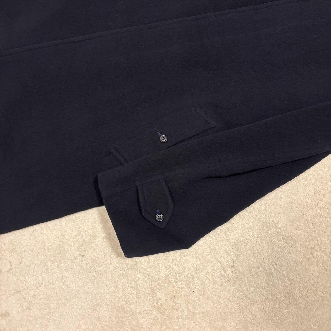 美品⭐️BURBERRY カシミヤ ロングコート ブラック　比翼　Lサイズ相当