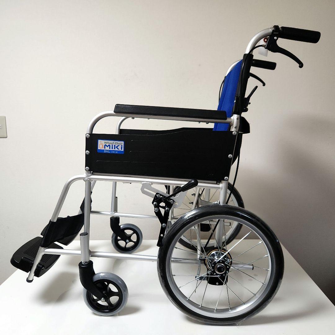 Miki　介助用　軽量　ノーパンクタイヤ　車椅子　BAL-2