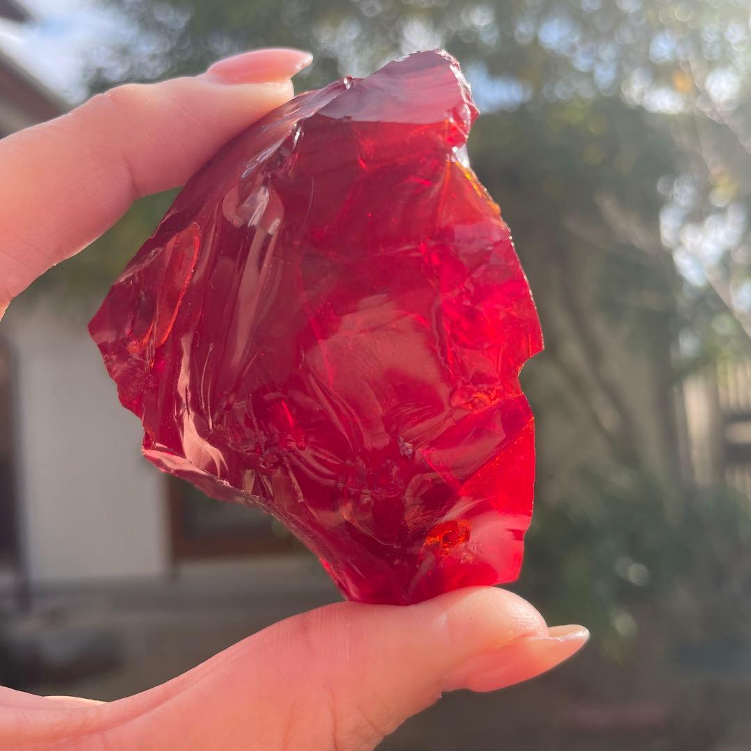 お値下げ　アンダラクリスタル　希少レッド　177g