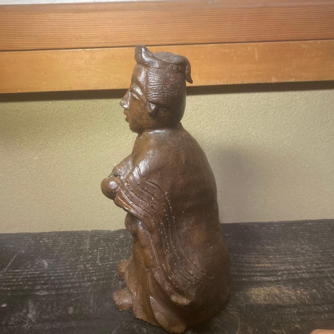 陶器製　マリヤ観音置物