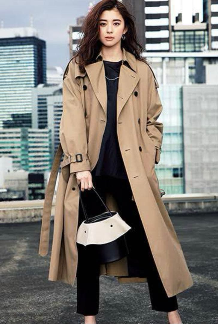 HYKE ハイク　ロングトレンチコート ライナー付き　サイズS 表記1