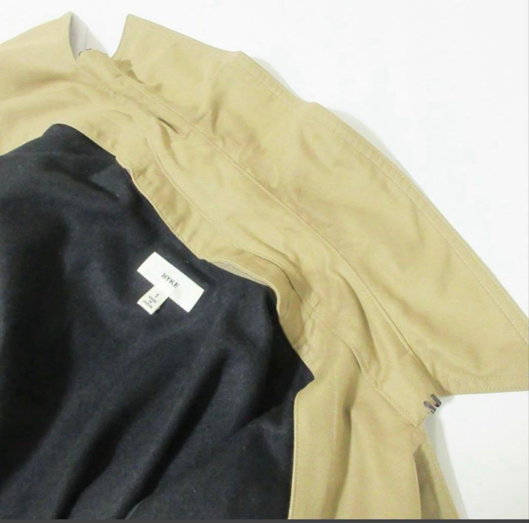 HYKE ハイク　ロングトレンチコート ライナー付き　サイズS 表記1