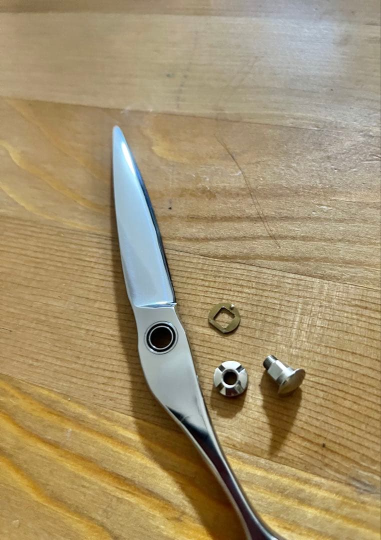 新品未使用 5.8インチ シザー 笹刃 ベアリング