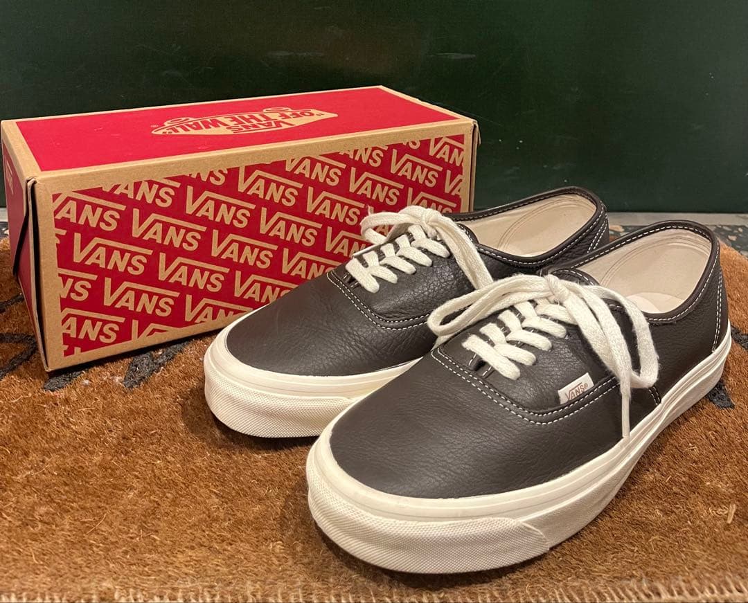 VANS authentic 27cm 44DX レザー チョコレート