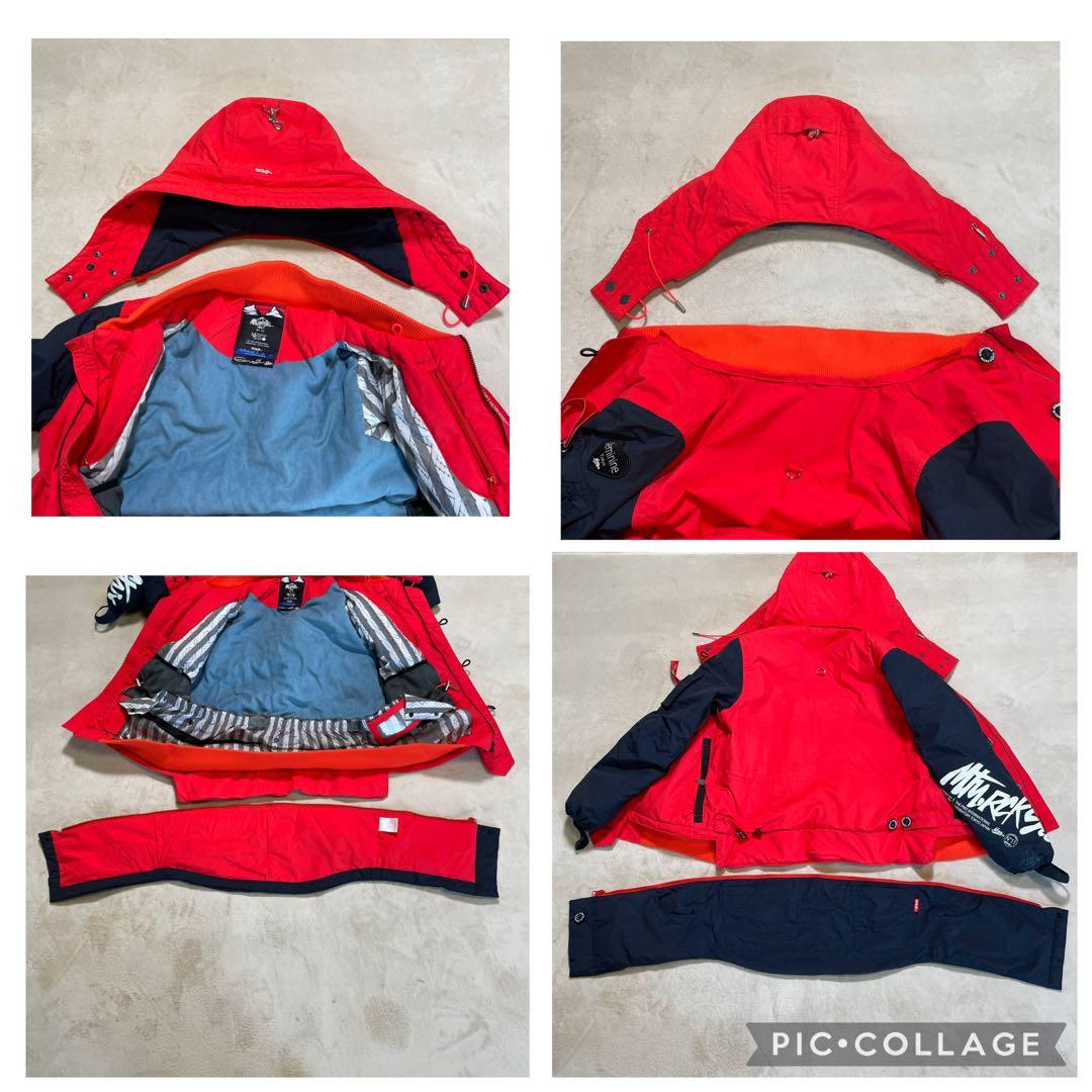 超美品MTN.ROCKS スノーボードウェア フード付き マウンテンロックスター