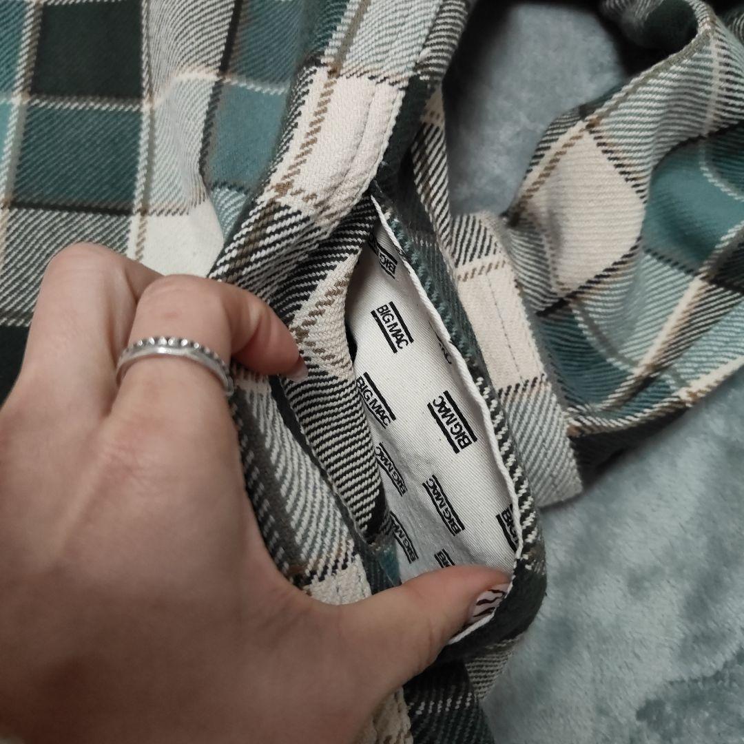 BIG MAC チェック柄ネルシャツ Mサイズ