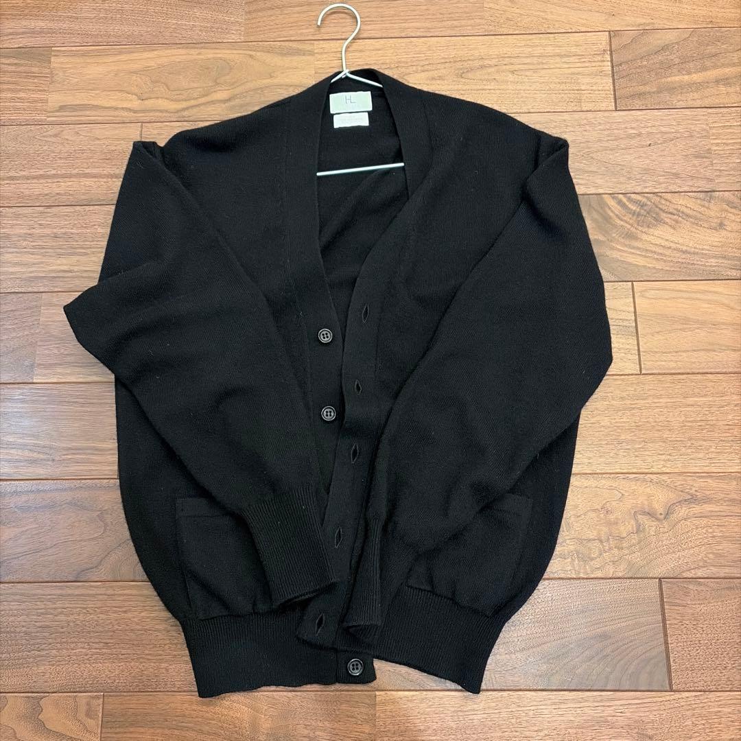 1/10まで値下げHERILLブラックゴールデンカシミヤカーディガンサイズ2