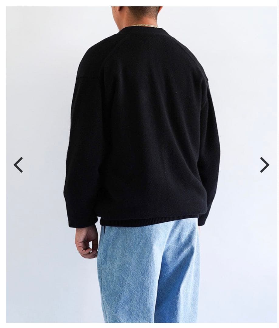 1/10まで値下げHERILLブラックゴールデンカシミヤカーディガンサイズ2