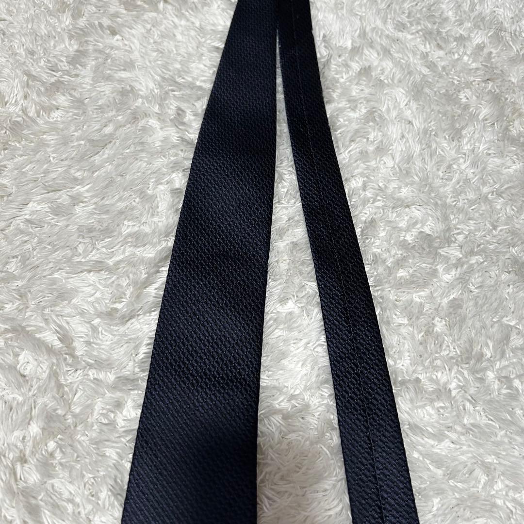 美品✨ エルメネジルドゼニア　ネクタイ　シルク100% ビジネス　メンズ　紺