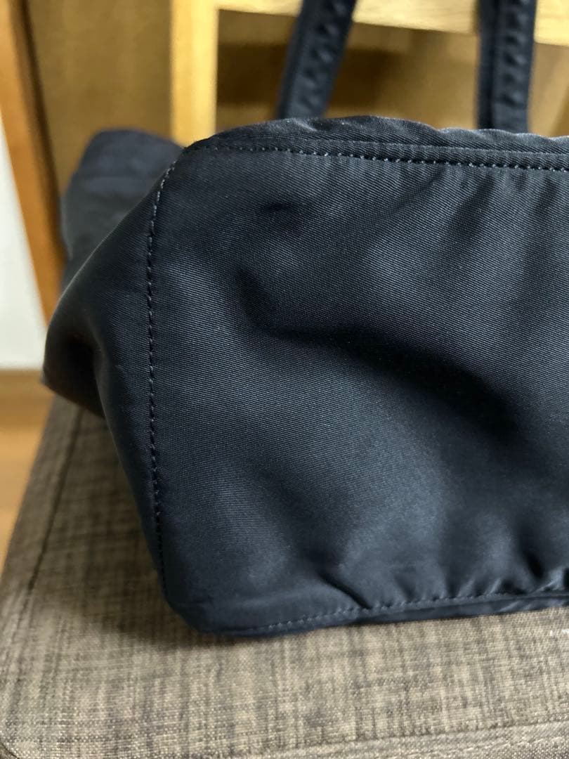 極美品◼️PORTER ポーター　CREAM TOTE BAG クリーム　黒