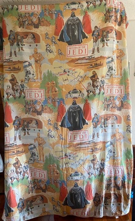 80’ ヴィンテージ　STAR WARS スターウォーズ　超大判生地　1983