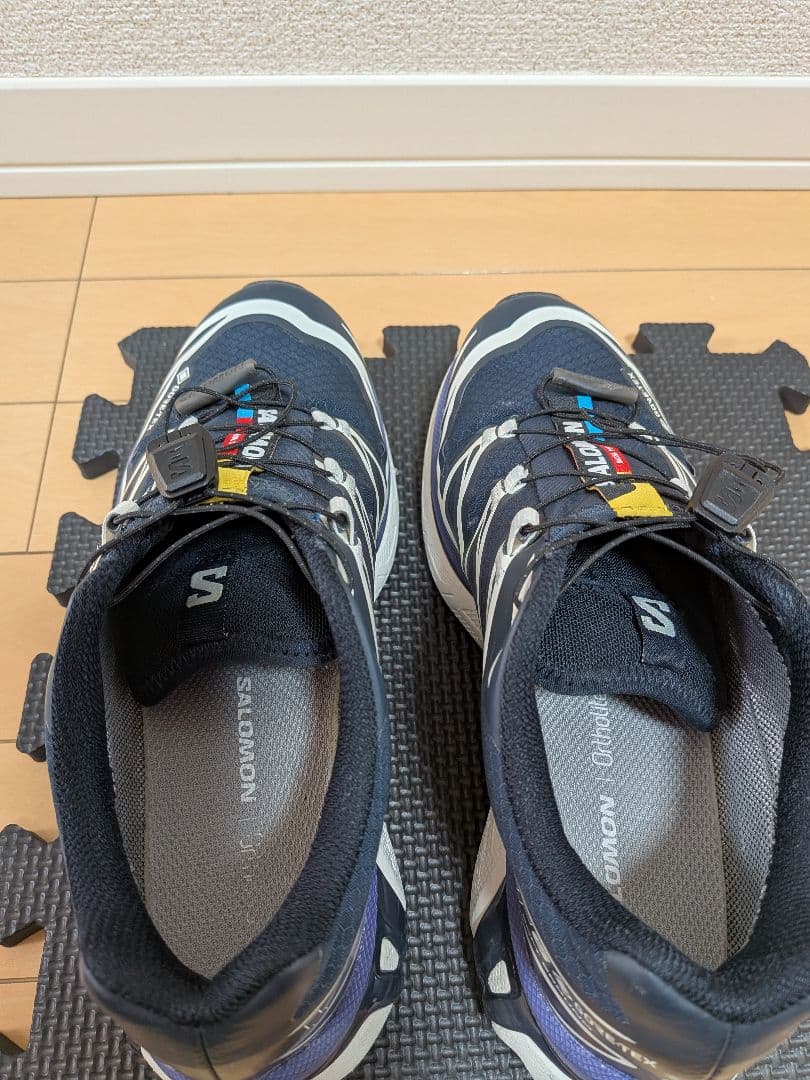 SALOMONスニーカー　ブルー XT-6 GTX 23.5cm