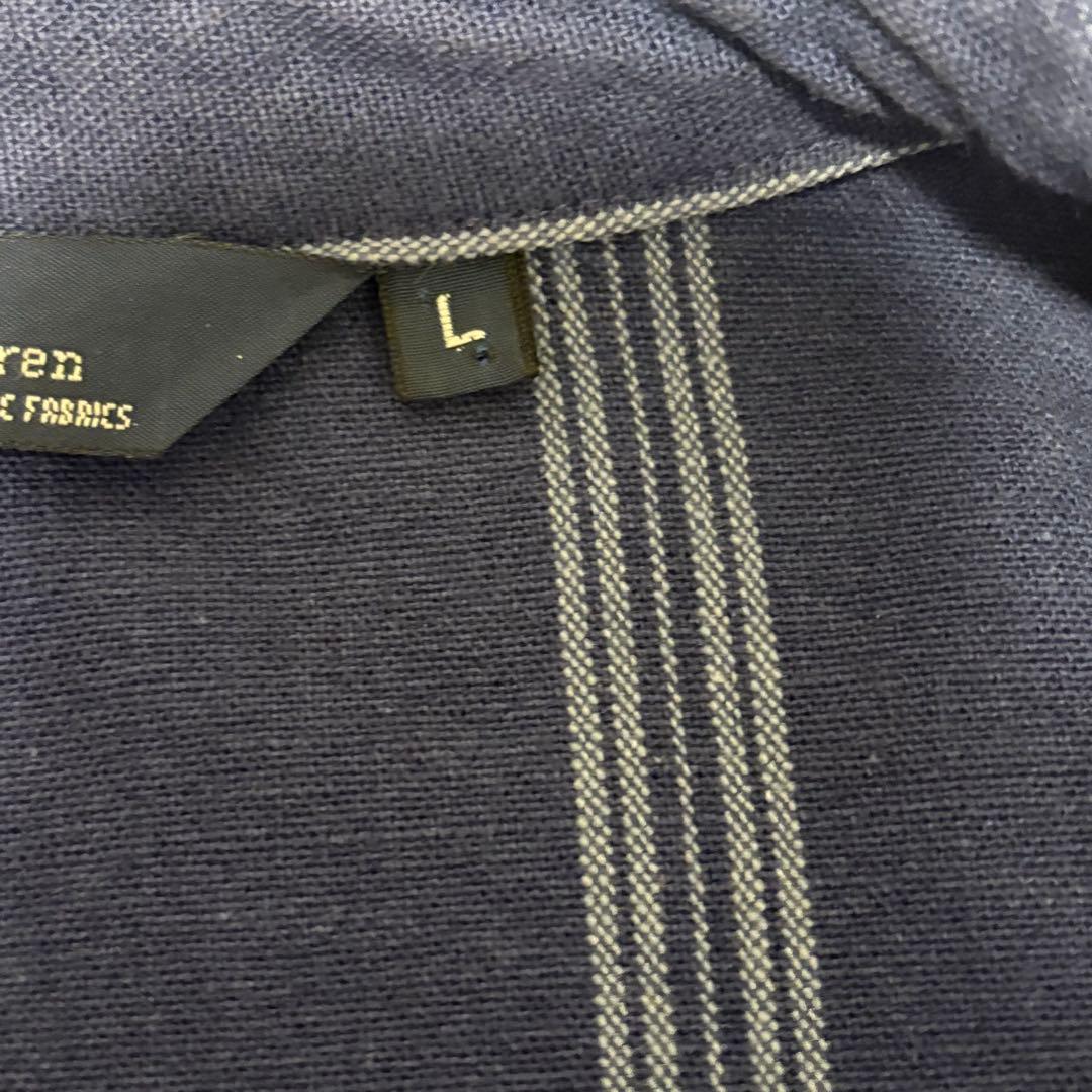 90's ポロラルフローレンUSA製デニムハンティングジャケット コーデュロイ襟