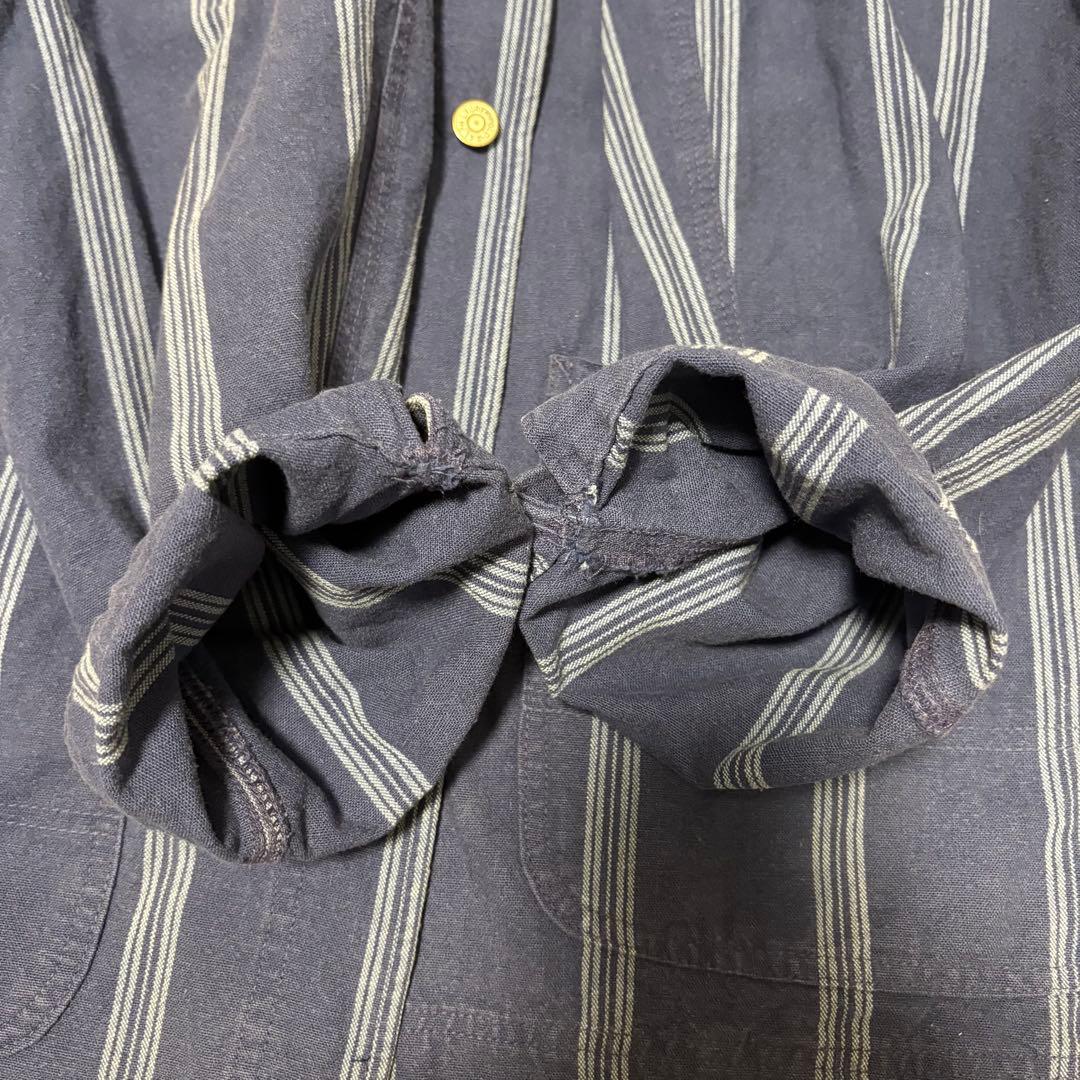 90's ポロラルフローレンUSA製デニムハンティングジャケット コーデュロイ襟