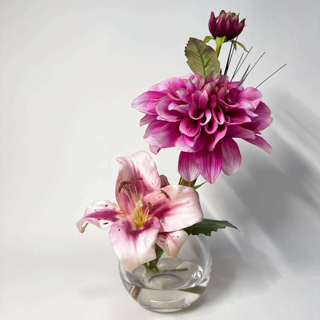 エミリオロバ EMILIO ROBBA アートフラワー ダリア 百合 30cm