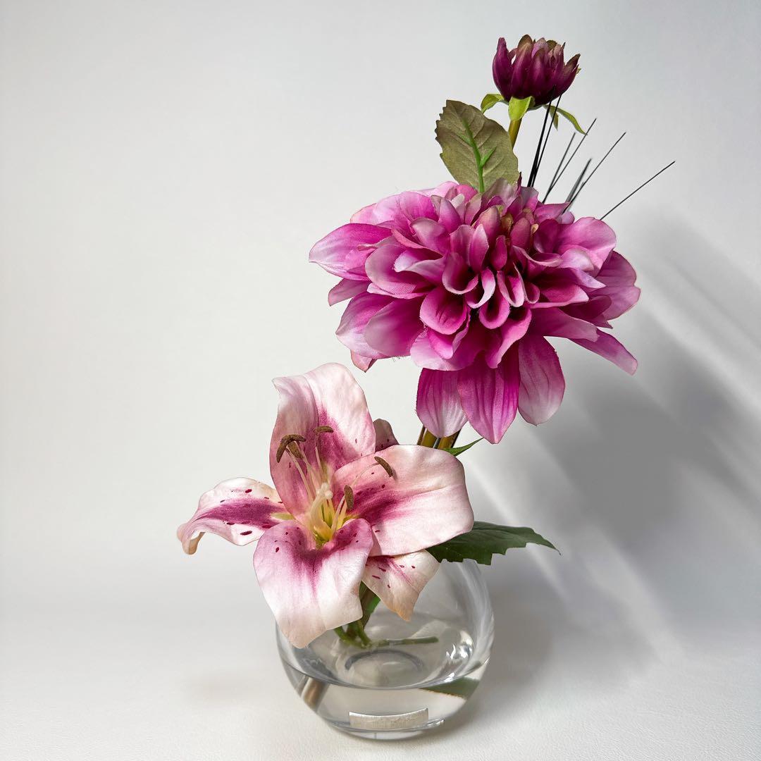 エミリオロバ EMILIO ROBBA アートフラワー ダリア 百合 30cm