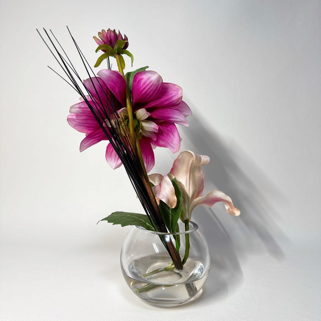 エミリオロバ EMILIO ROBBA アートフラワー ダリア 百合 30cm