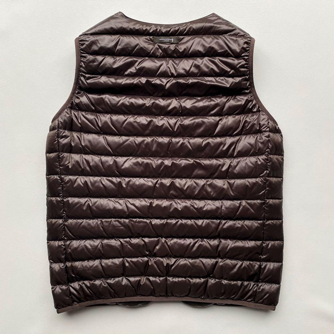 【ダウン/撥水透湿】マッキントッシュロンドン ステンカラーコート 40 茶