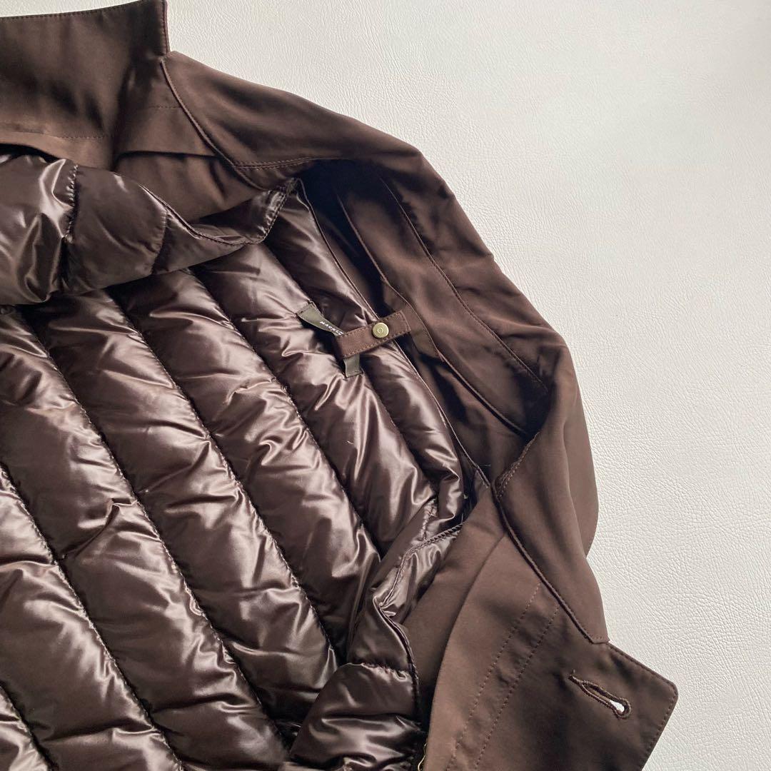 【ダウン/撥水透湿】マッキントッシュロンドン ステンカラーコート 40 茶