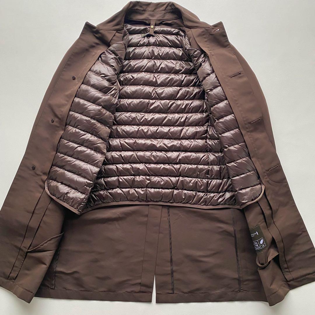 【ダウン/撥水透湿】マッキントッシュロンドン ステンカラーコート 40 茶