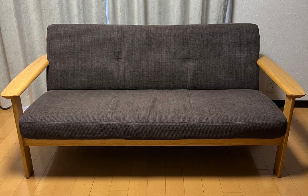 カリモク　Citano チターノ　3人掛ソファ ファブリック　カウチ