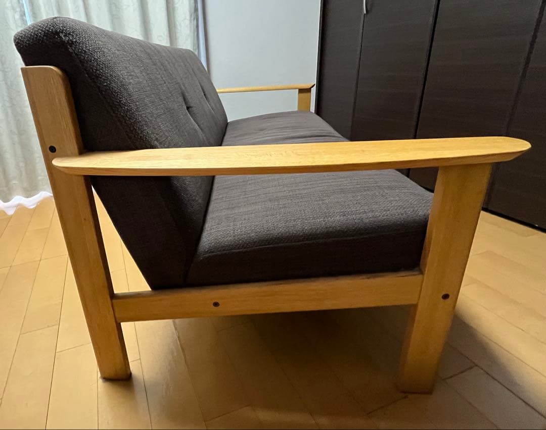 カリモク　Citano チターノ　3人掛ソファ ファブリック　カウチ