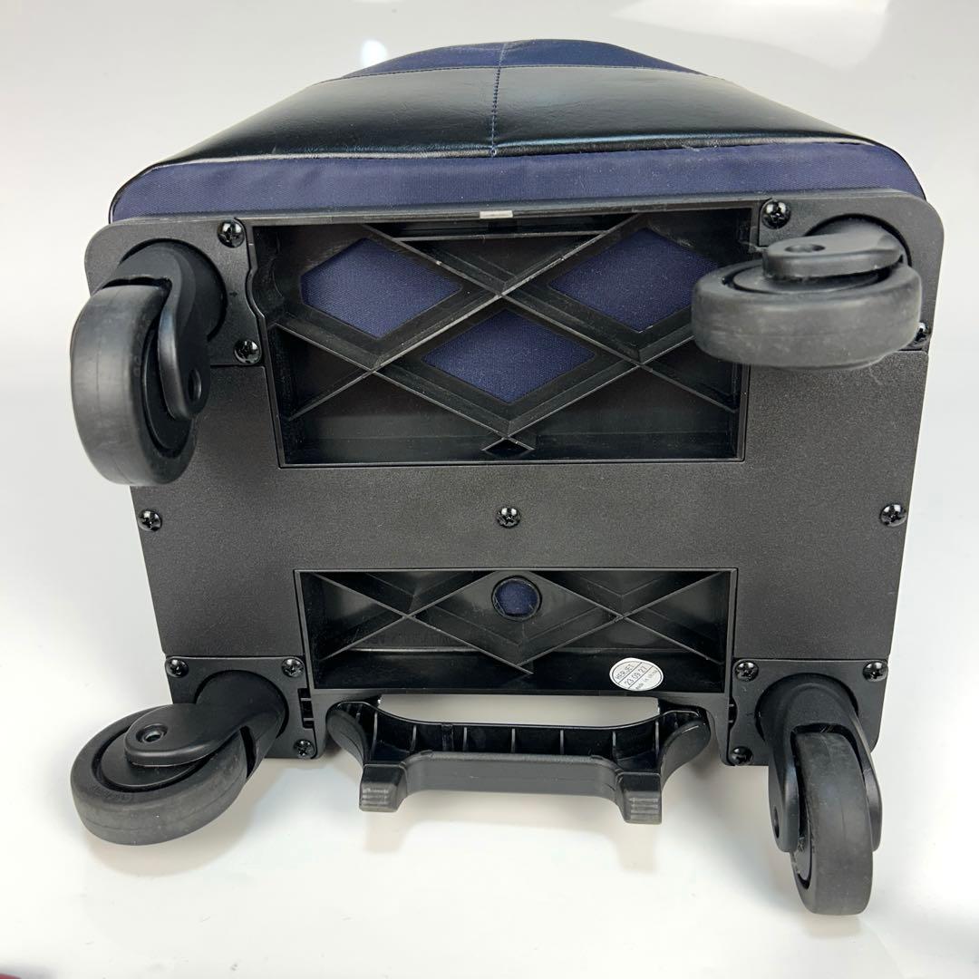 SWANY スワニー　キャリーバッグ　椅子付き　チェアー　紺×黒　買い物カート