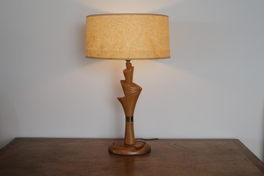 その他 50s wood lamp