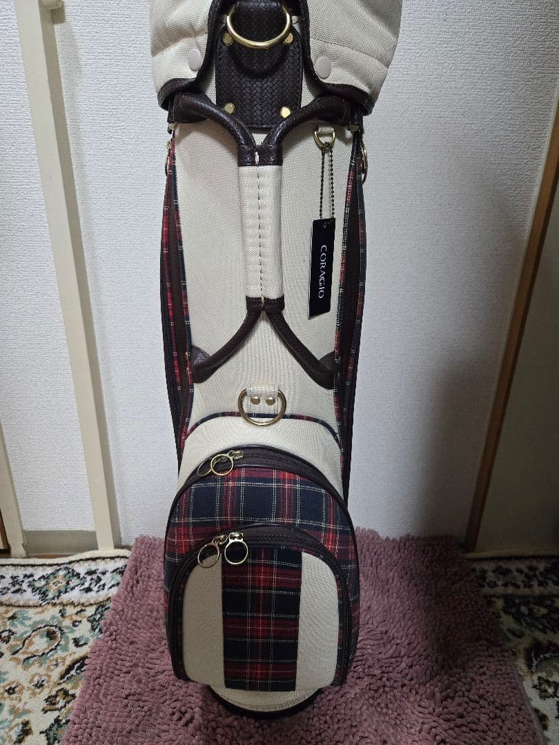 未使用品コラッジオキャディバッグ　マンシングウェア練習用ケース　２点セット