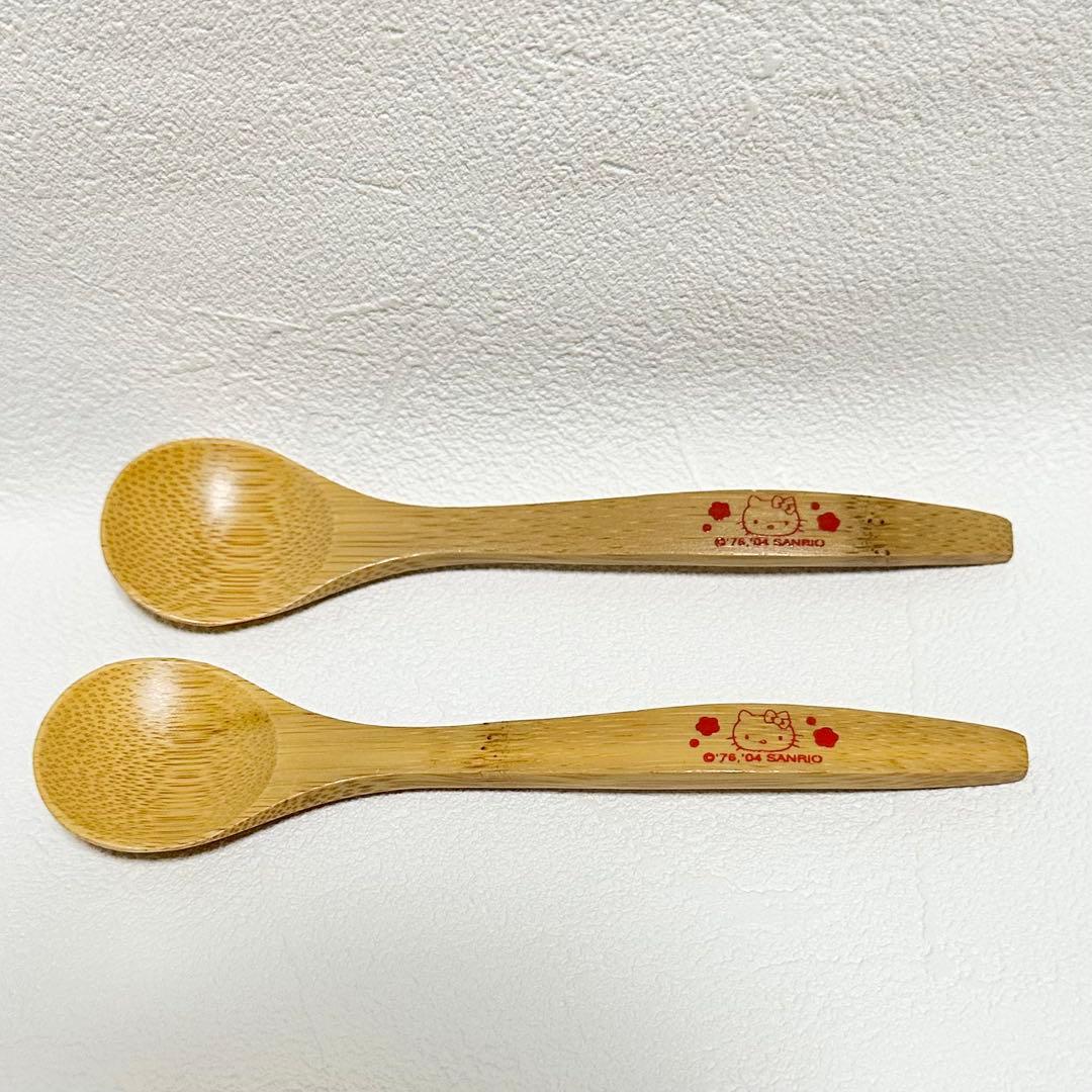 2004年 ハローキティ 納豆鉢 スープカップ スプーン付き 桜