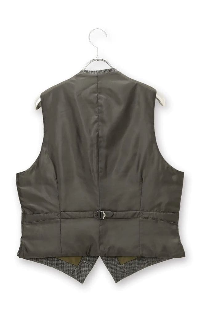 新品未使用　中綿ダウンベスト　スーツ　フォーマル　グレー