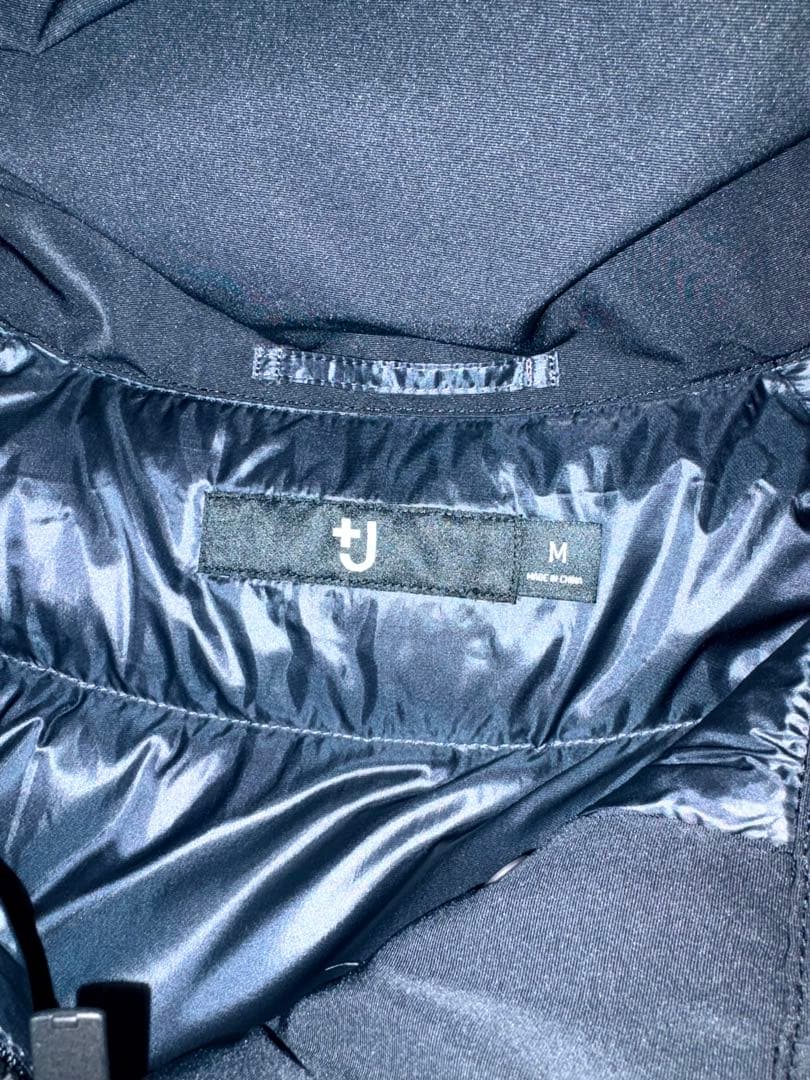 ユニクロ　プラスJ ハイブリッドダウンジャケット　黒　M