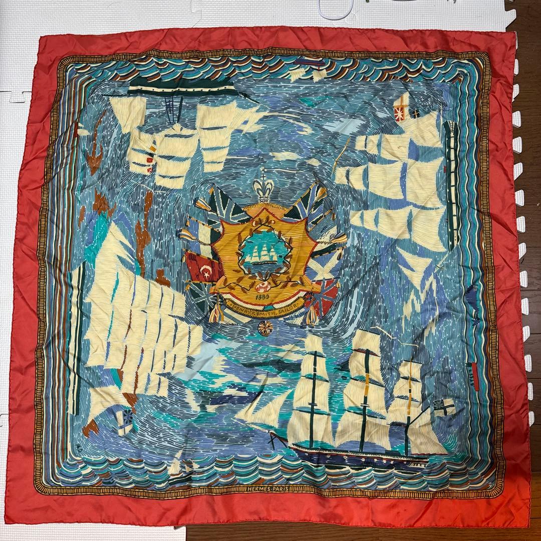 エルメス　大判スカーフ