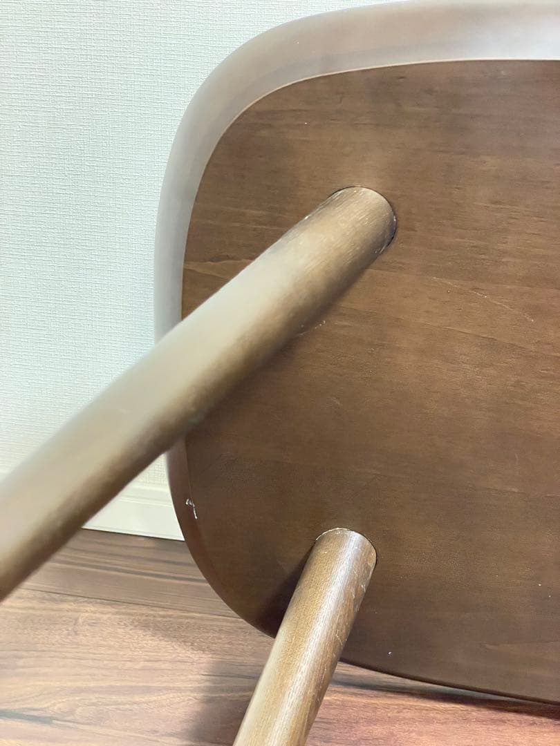 カワジュン KAWAJUN トルニオローテーブル ダークブラウン 100×40