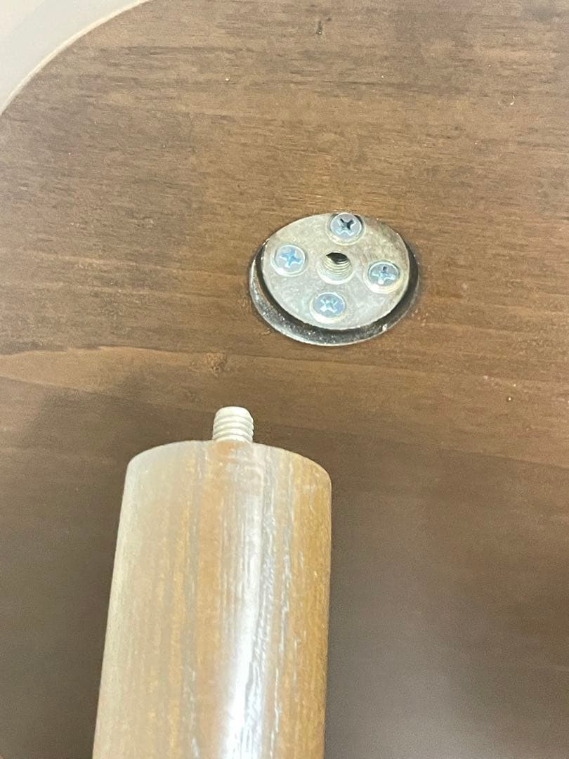 カワジュン KAWAJUN トルニオローテーブル ダークブラウン 100×40