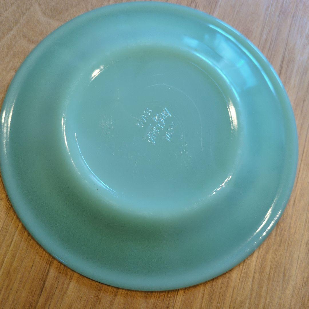 ファイヤーキング ミントグリーン皿 5枚セット