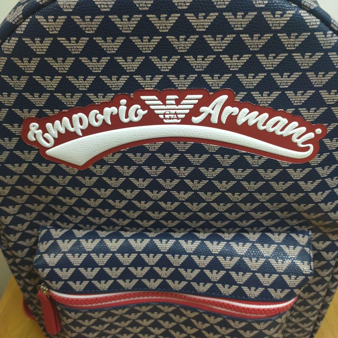 Emporio Armani リュック ネイビー/レッド