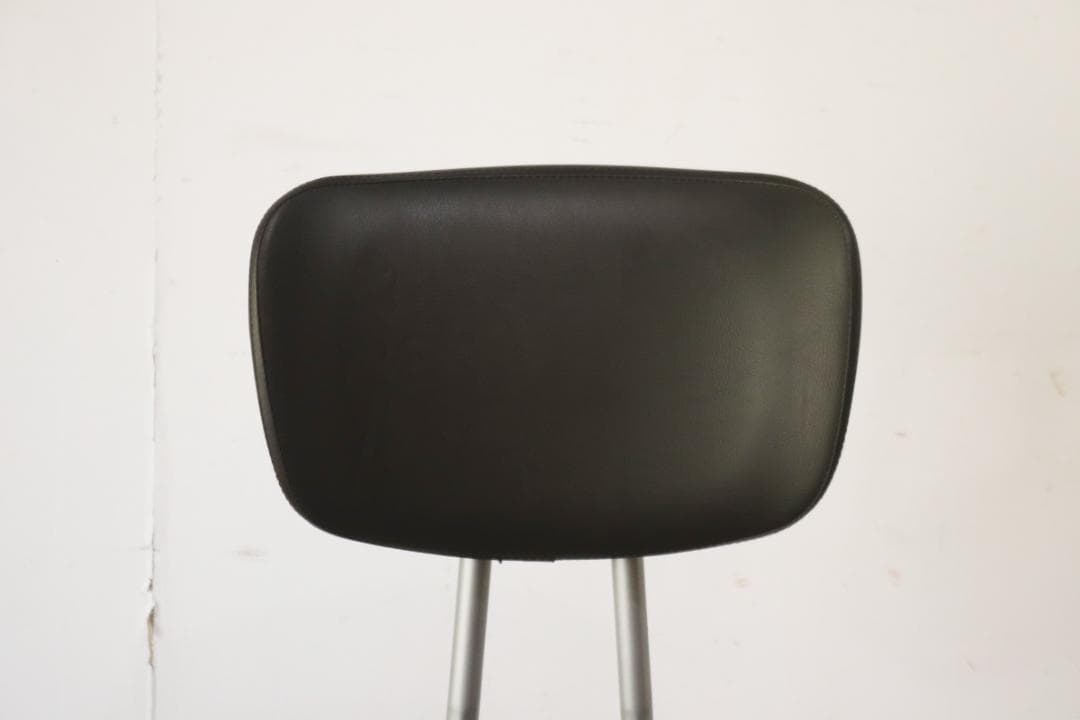 レトロ キャスターチェア 回転椅子 昇降 リクライニング 学校 合皮 レザー