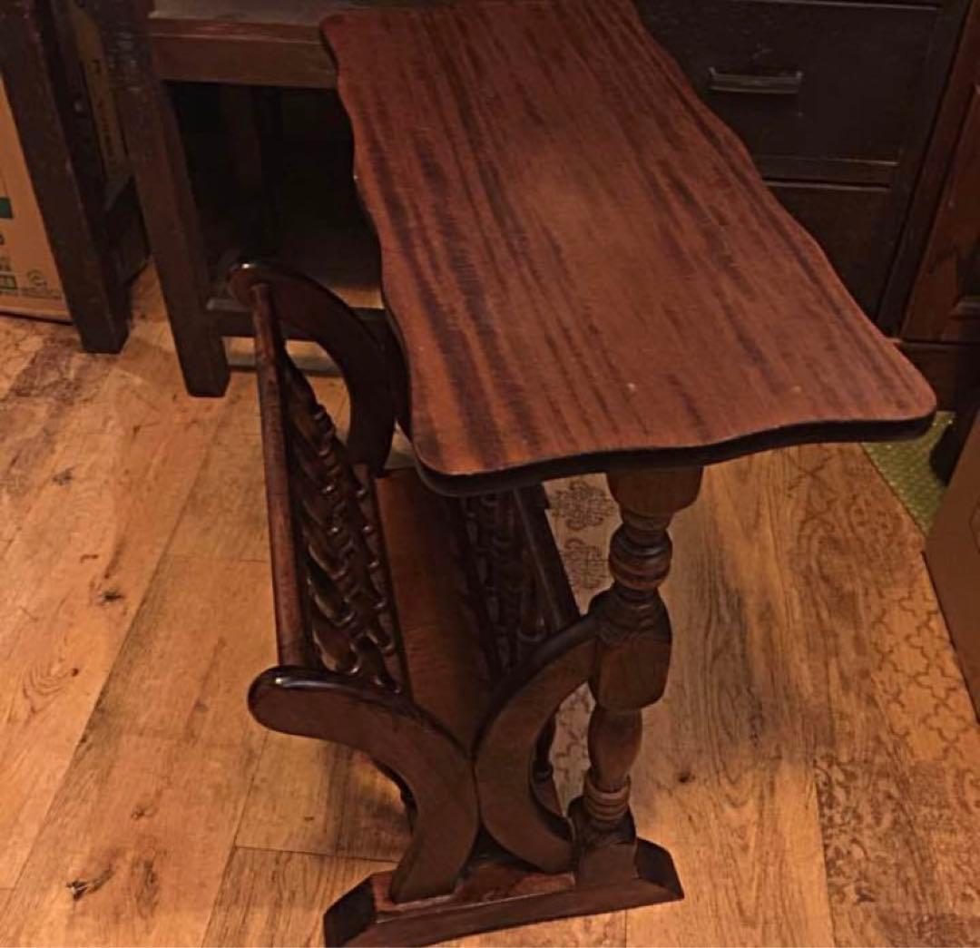 イタリア製 ヴィンテージ サイドテーブル・マガジンラック