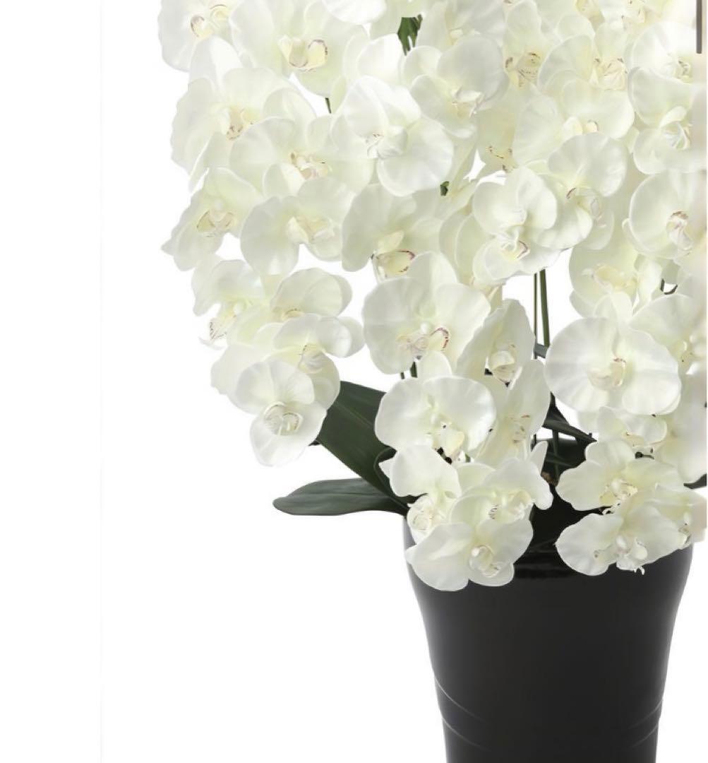 光触媒　人工観葉植物　フェイクグリーン　プレミアム胡蝶蘭7本立W