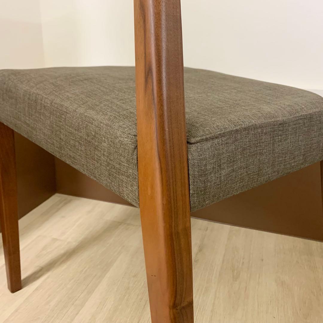 ②TIME&STYLE ウォールナット ダイニングチェア