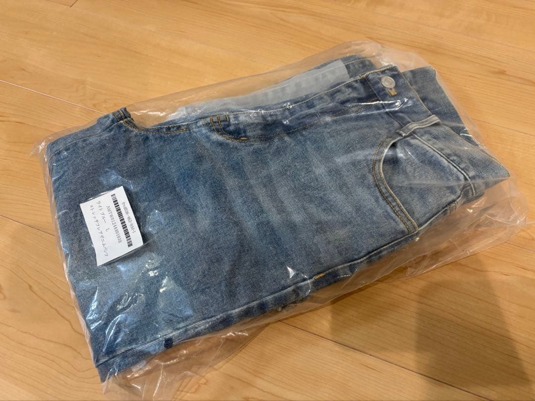 Louere ストレッチフレアデニムパンツ　L