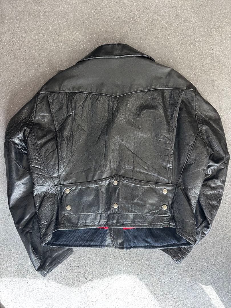 美品50s HERCULES ダブルライダースジャケット ホースハイド 42相当