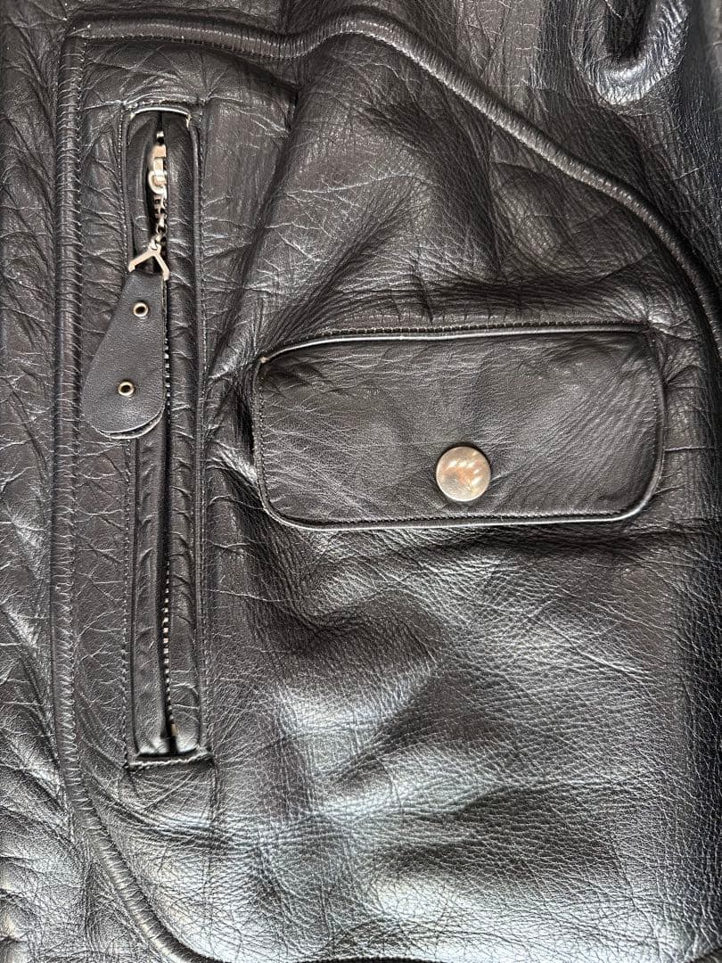 美品50s HERCULES ダブルライダースジャケット ホースハイド 42相当