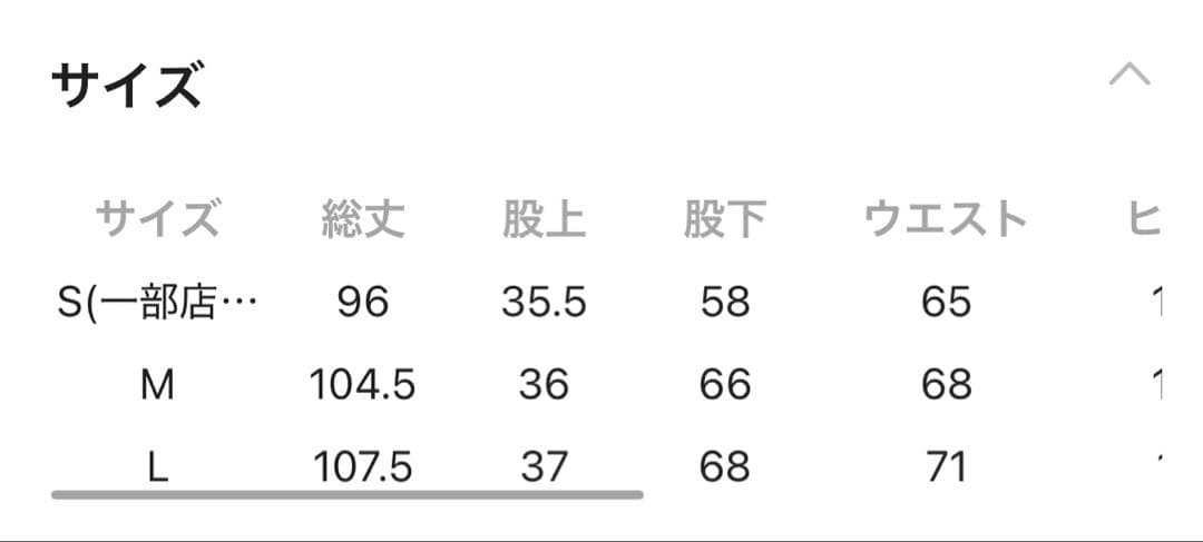 3Dドロップデニムパンツ Ｌサイズ